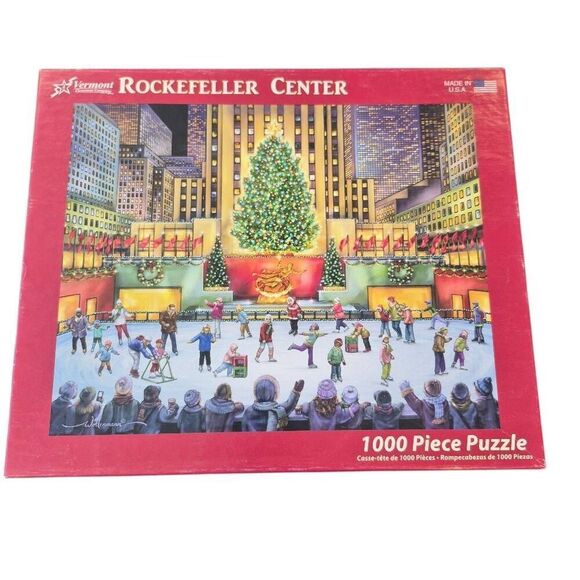 Vermont Christmas Co. Rockefeller Center by Wollenmann 1000 pc Jigsaw Puzzle - Picture 3 of 9
